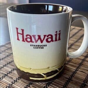Starbucks Hawaii Coffee Mug - White and Brown